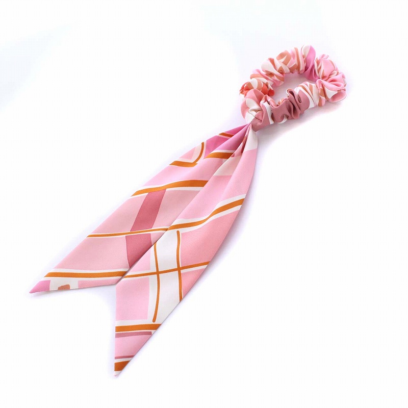 エルメス HERMES ベッラ シュシュ ヘアゴム ヘアアクセサリー シルク  