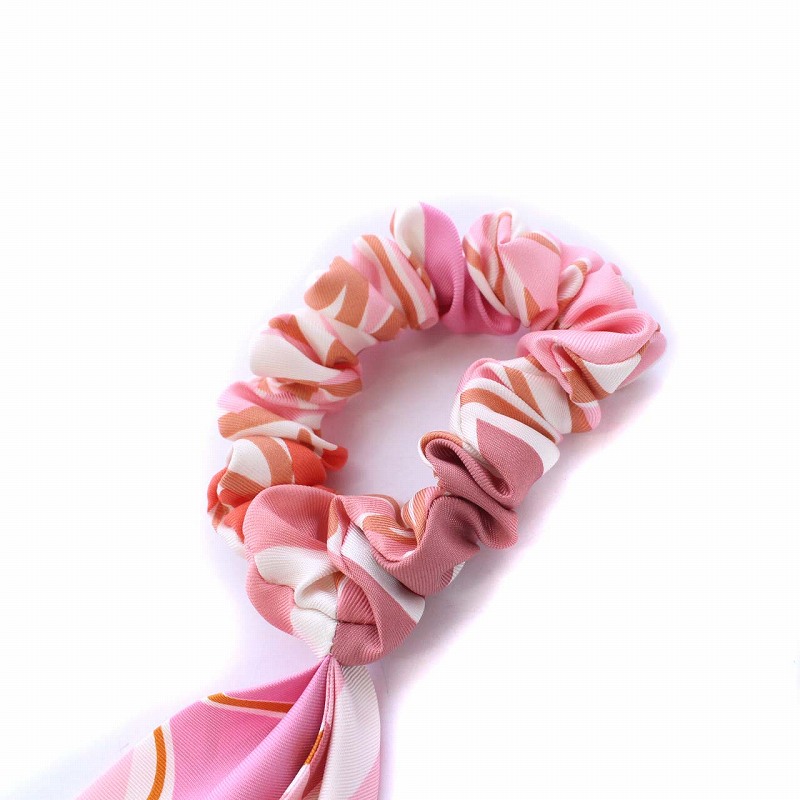 エルメス HERMES ベッラ シュシュ ヘアゴム ヘアアクセサリー シルク  