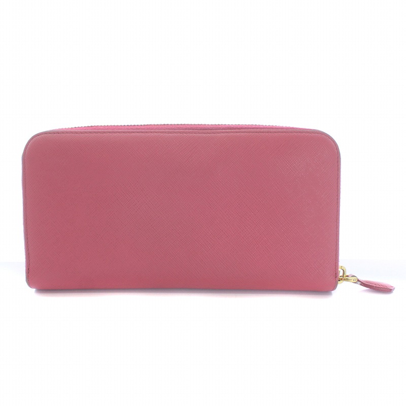 プラダ PRADA サフィアーノフィオッコ SAFFIANO FIOCCO PEONIA 長財布 