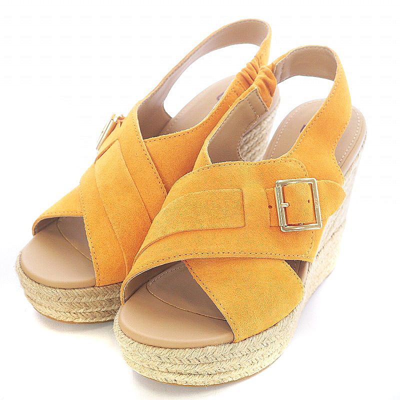 UGG ウェッジソール サンダル22.5cm スウェード 楽天市場】【中古】アグ UGG ウェッジソールサンダル スエード