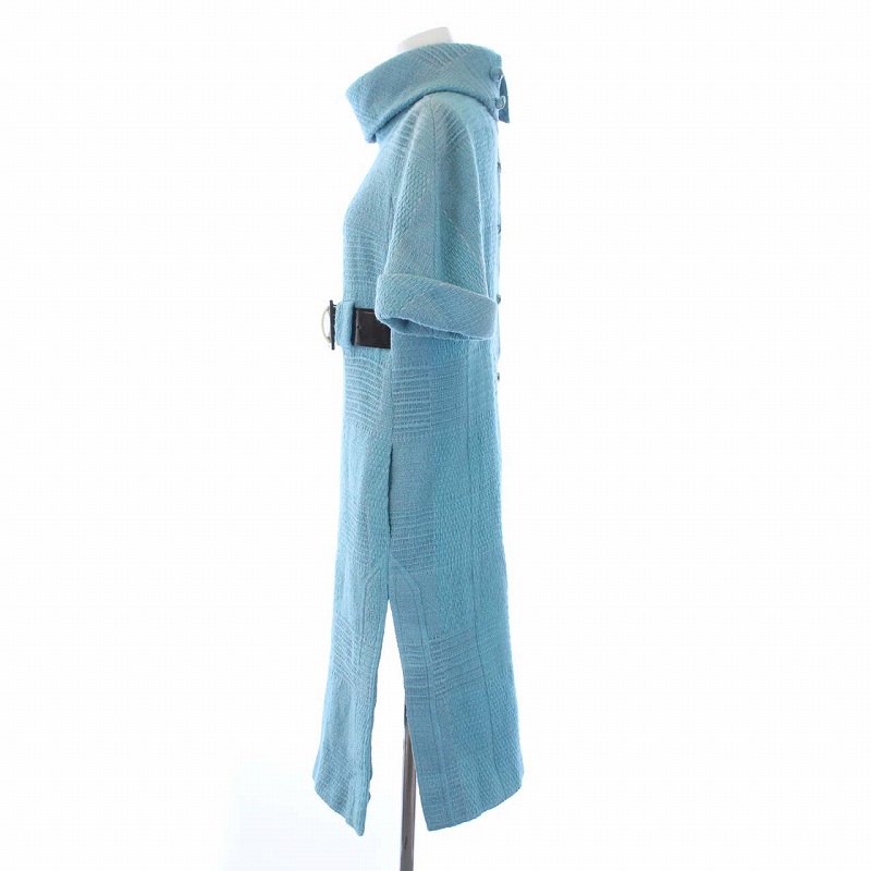 シャネル CHANEL 07A ニットワンピース ロング 半袖 タートルネック  