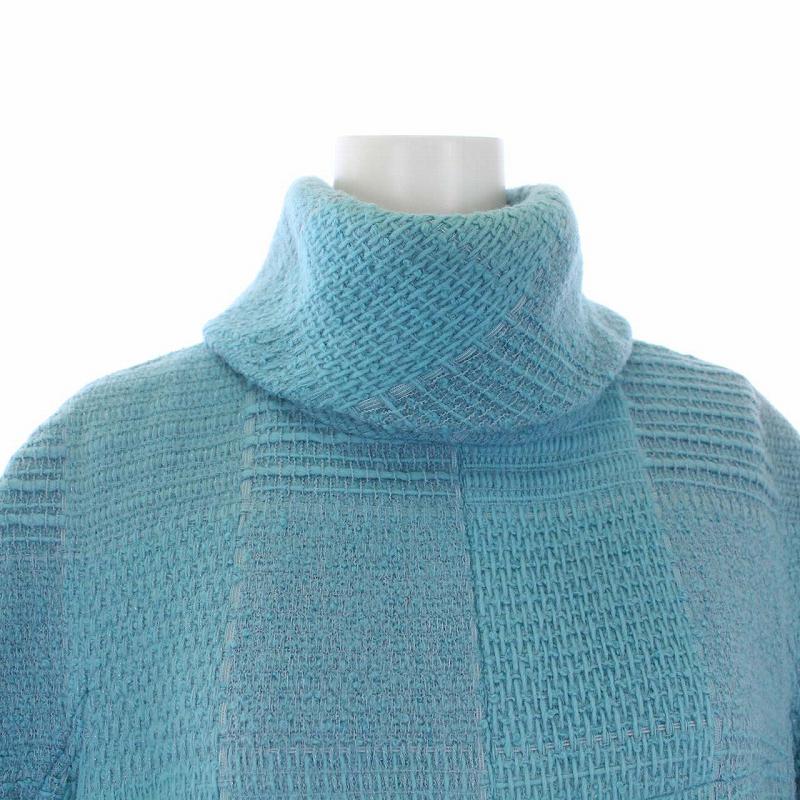 シャネル CHANEL 07A ニットワンピース ロング 半袖 タートルネック  