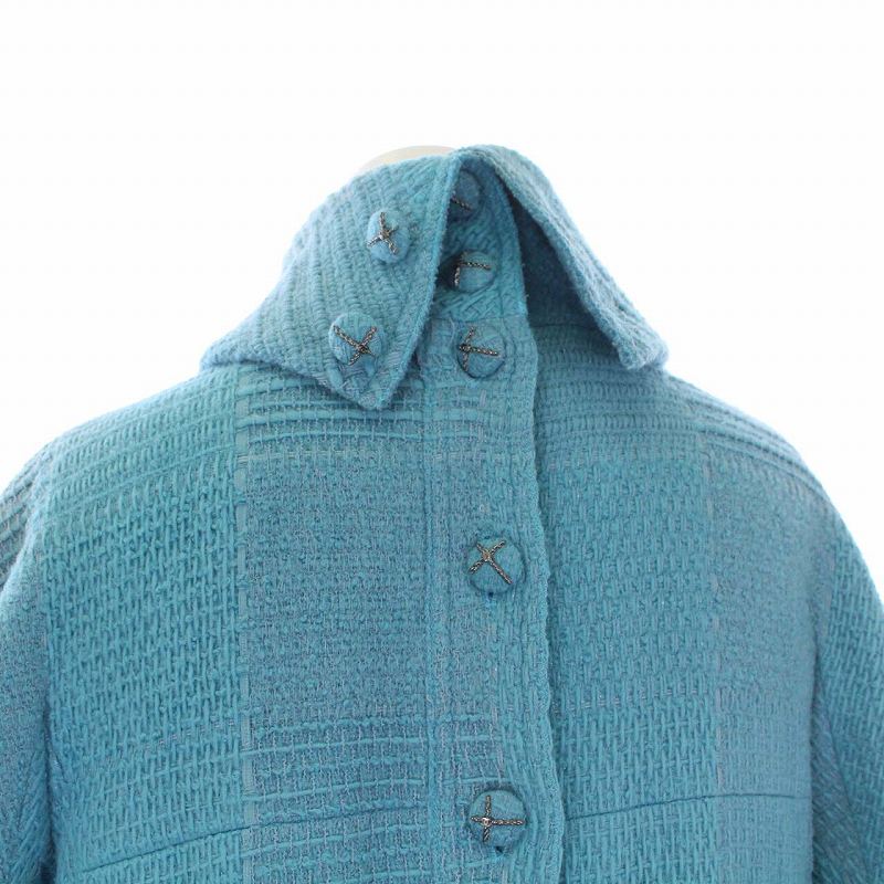 シャネル CHANEL 07A ニットワンピース ロング 半袖 タートルネック  