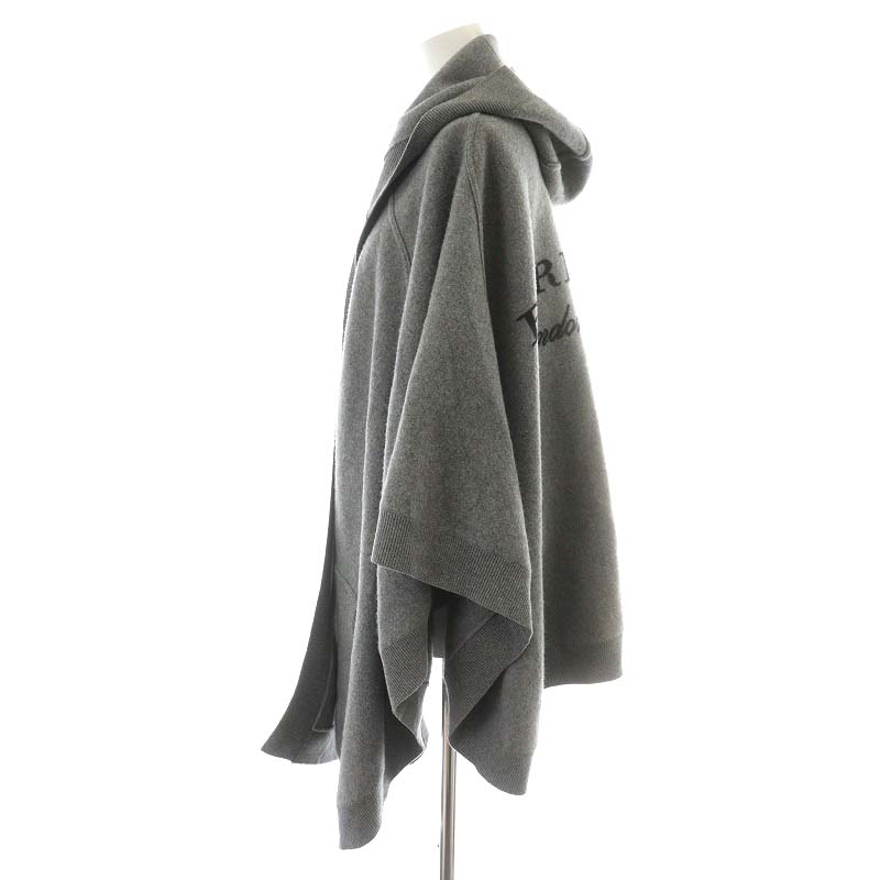 バーバリー BURBERRY London England ポンチョ フード ロゴ ウール  