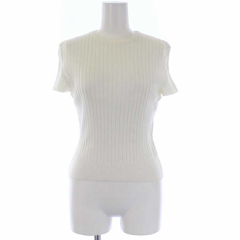 シャネル CHANEL 97P ヴィンテージ ニット カットソー 半袖 クルー