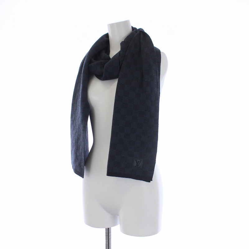 ルイヴィトン エシャルプ プティ ダミエ ウール マフラー（LOUIS  