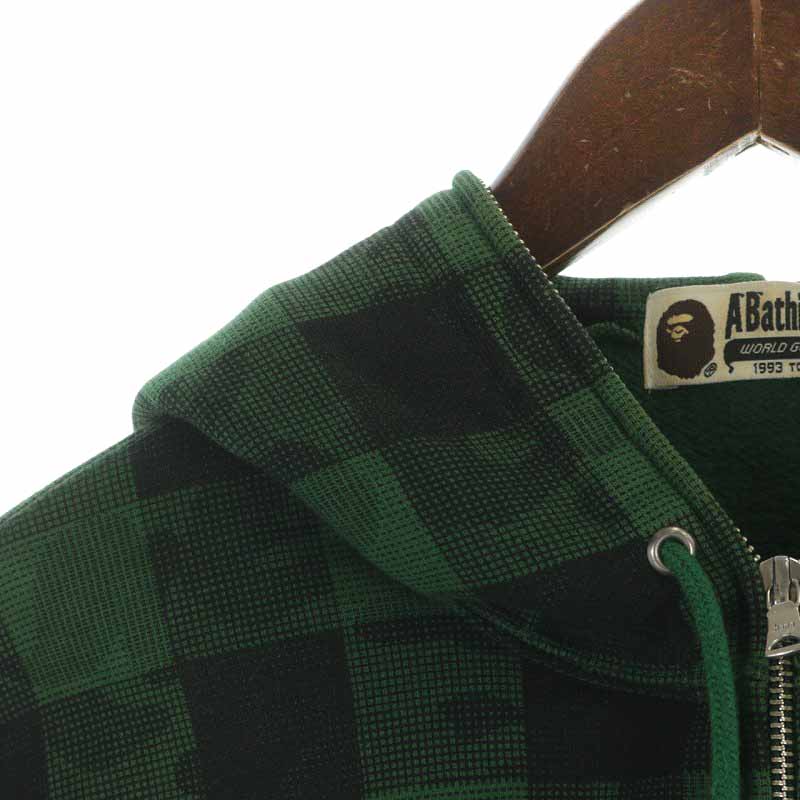 A BATHING APE チェック柄ナイロンジャケット M SAINT MICHAEL/AP_TRACK JKT/ST APE/CAMO