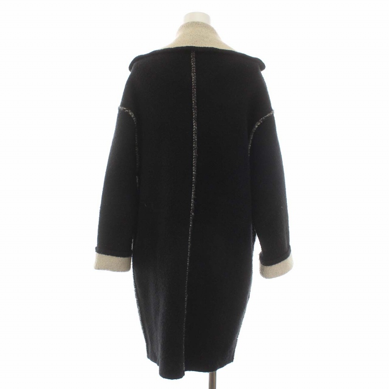 ディーゼル DIESEL ニットコート アウター ミドル ジップアップ ウール