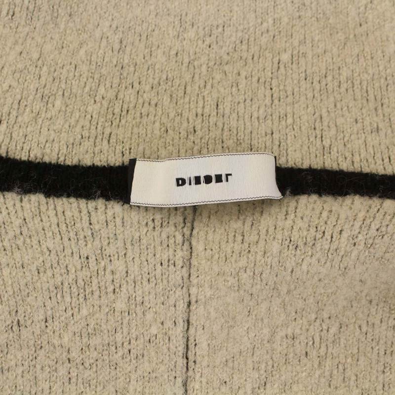 ディーゼル DIESEL ニットコート アウター ミドル ジップアップ ウール 