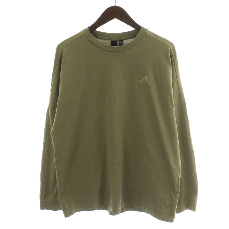 アディダス adidas Tシャツ カットソー ロンT 長袖 ロゴ XL