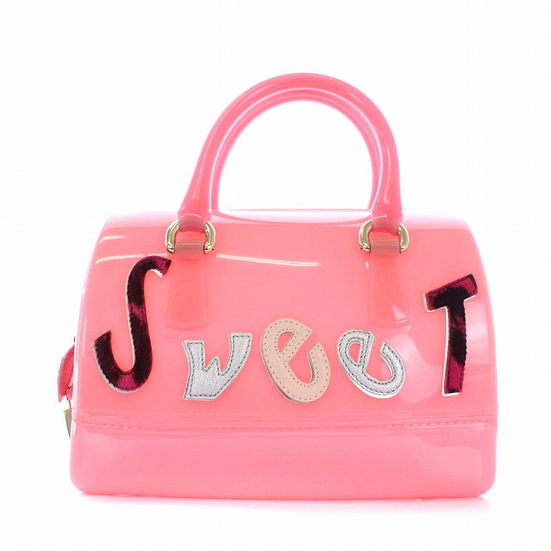 フルラ FURLA キャンディ Sweet ボストンバッグ ハンドバッグ ロゴ  