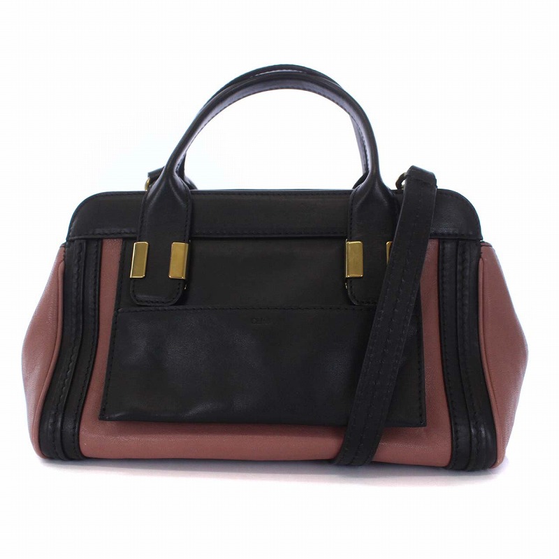 クロエ CHLOE アリス ハンドバッグ ショルダーバッグ 2WAY レザー 黒 
