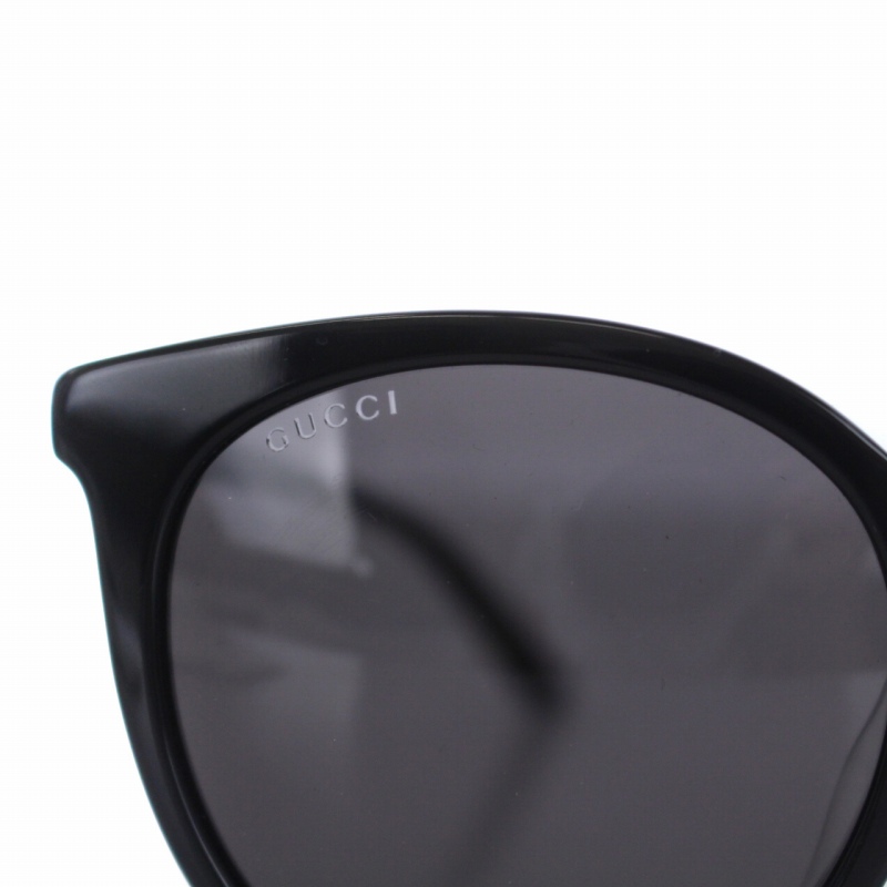 GUCCI / サングラス/フォックス/BLK/BLK/レディース/GG0064SK/55□20 グッチ GUCCI フォックス サングラス 眼鏡 カラーレンズ 55□20-135 黒