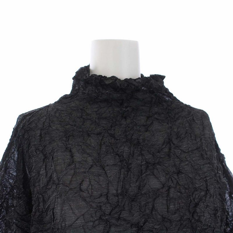 イッセイミヤケ ISSEY MIYAKE PERMANENT プリーツ ハイネック 