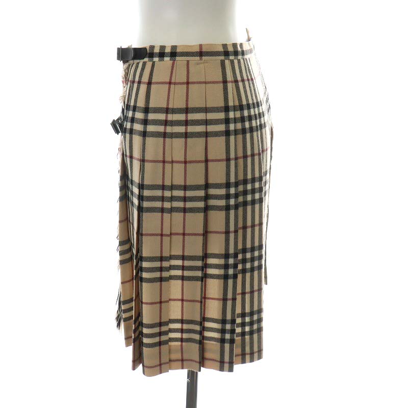 BURBERRY ブルーレーベル プリーツスカート 38 （バーバリーブルー 