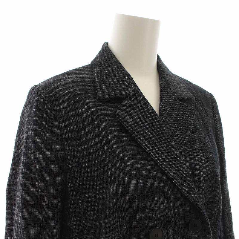 【極美品】Mサイズ リネン麻 クリスチャンディオール ダブルジャケット クリスチャンディオールメンズダブルジャケット