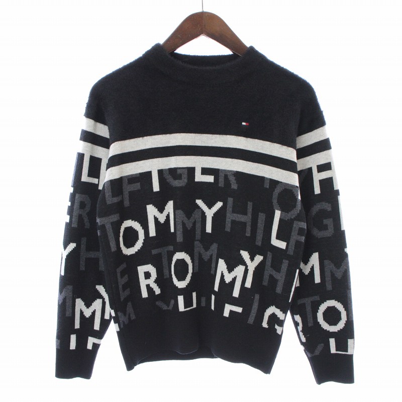 BALENCIAGA 総柄オーバーサイズニットセーター美品 美品○BALENCIAGA