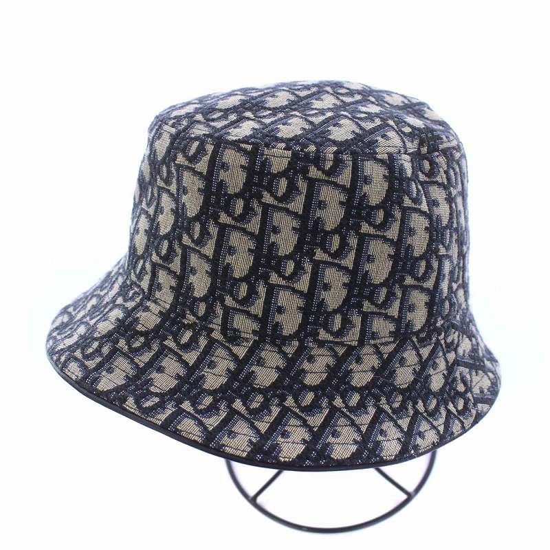 ディオールオム Dior HOMME 21SS オブリーク柄 バケットハット 帽子 