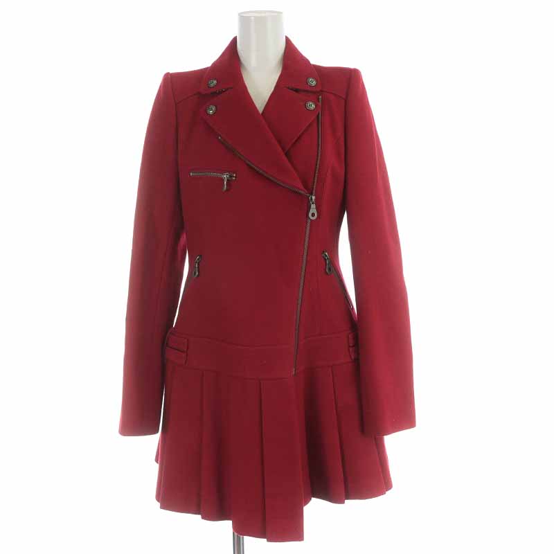 値下げ】バーバリー ブルーレーベル Pコート 赤 バーバリー ブルー  