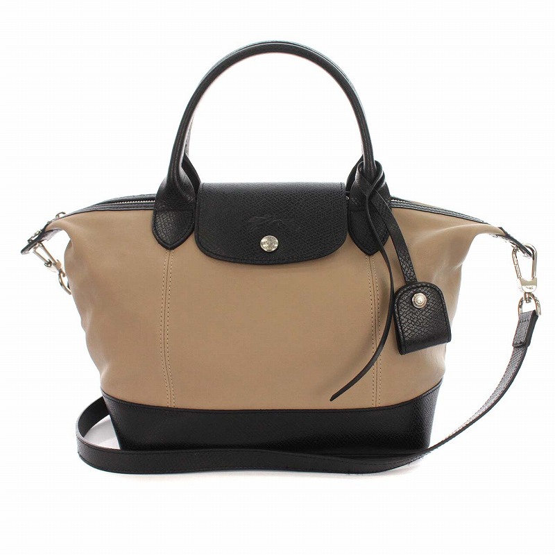 ロンシャン LONGCHAMP ルプリアージュキュイールM ハンドバッグ 