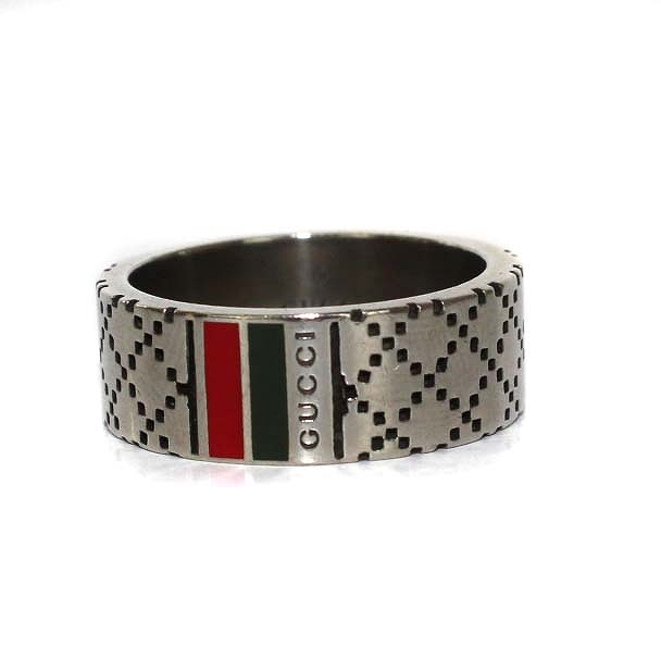 【新品仕上げ済み】グッチ　ディアマンテ リング シェリーライン 磨き済】GUCCI グッチ ディアマンテ リング シェリーライン 指輪