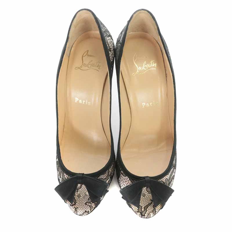 クリスチャンルブタン Christian louboutin MILADY 100 SATIN LACE 