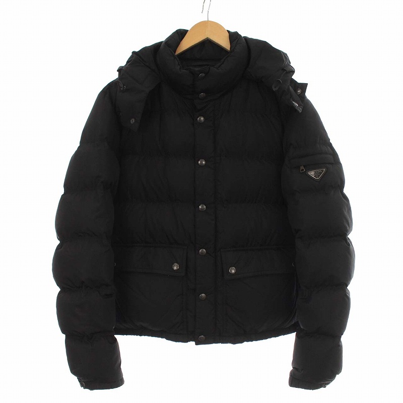 プラダスポーツ PRADA SPORT 三角プレート ダウンジャケット ナイロン 