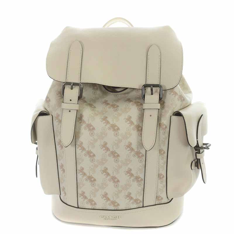 コーチ COACH リュックサック バックパック PVC レザー ホースアンド  