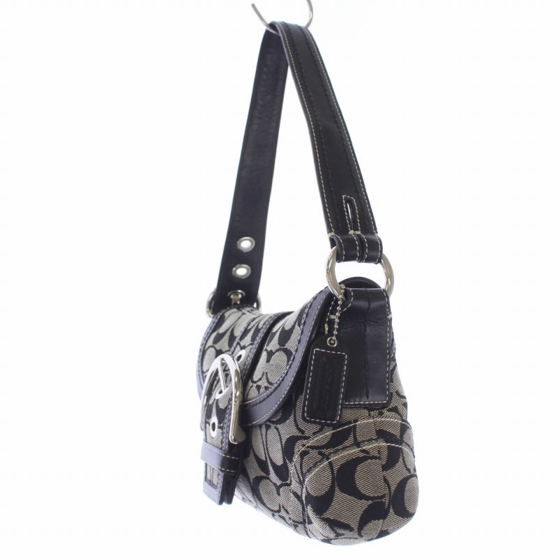 ☆定価4.9万円 速かっ 新品 COACH コーチ ショルダーバッグ ブラック 黒色