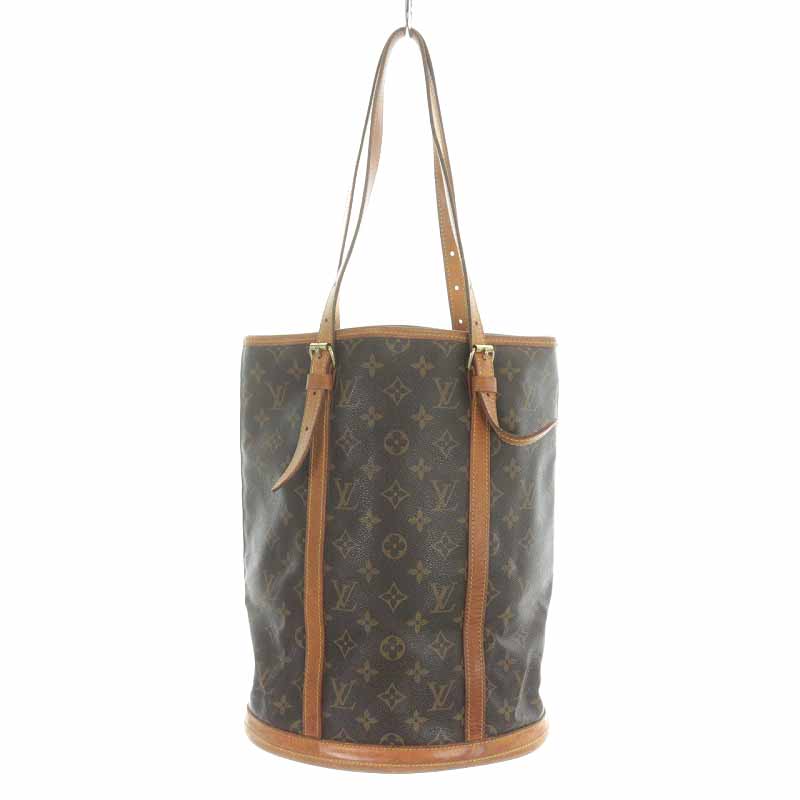 ルイヴィトン LOUIS VUITTON モノグラム バケットGM トートバッグ  