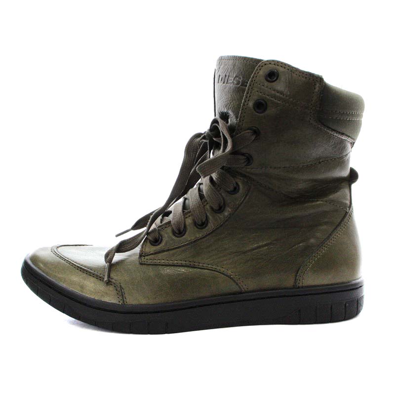 未使用品 ディーゼル DIESEL S-BOULEVARD ハイカット スニーカー 