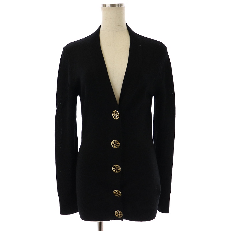 トリーバーチ TORY BURCH ロングカーディガン ニット 長袖 Vネック  