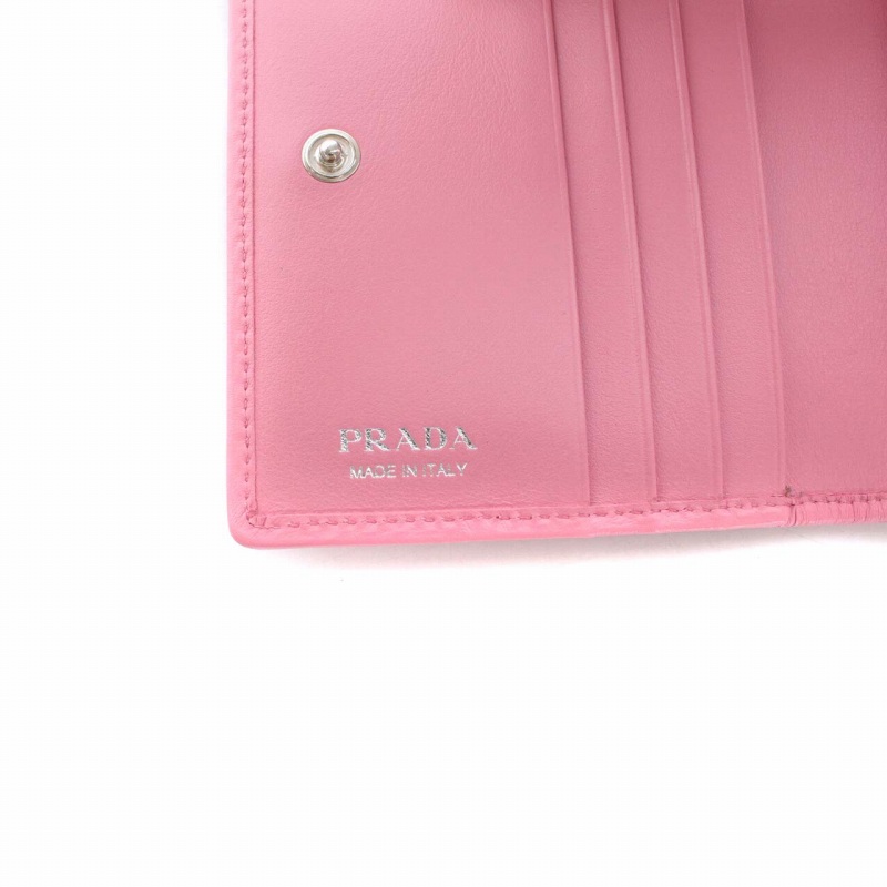 プラダ PRADA ダイアグラム diagram 財布 二つ折り 小銭入れ ソフト  
