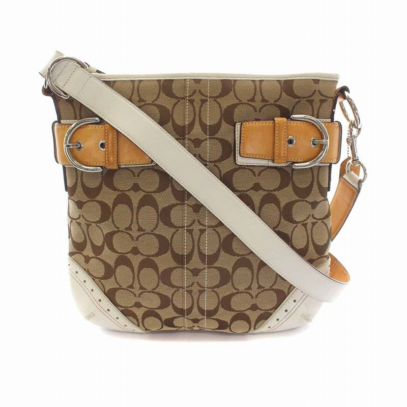 コーチ COACH 2WAY ショルダーバッグ 斜め掛け シグネチャー  