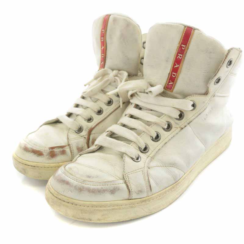 希少デザイン♥PRADA♥スニーカー♥5.5 楽天市場】【楠本質店/元住吉】PRADA /プラダ ハイカット