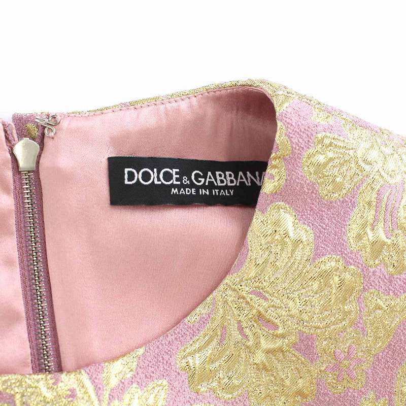 Dolce&Gabbana ジャガードワンピース　6ヶ月  9ヶ月 DOLCE&GABBANA ドルチェアンドガッバーナ 【EXCLUSIVE】I609MW