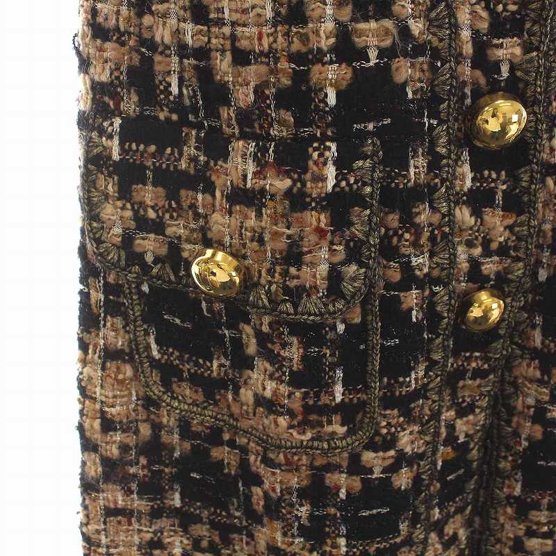 DOLCE&GABBANA（ドルチェ&ガッバーナ） ツイードロングコート 38