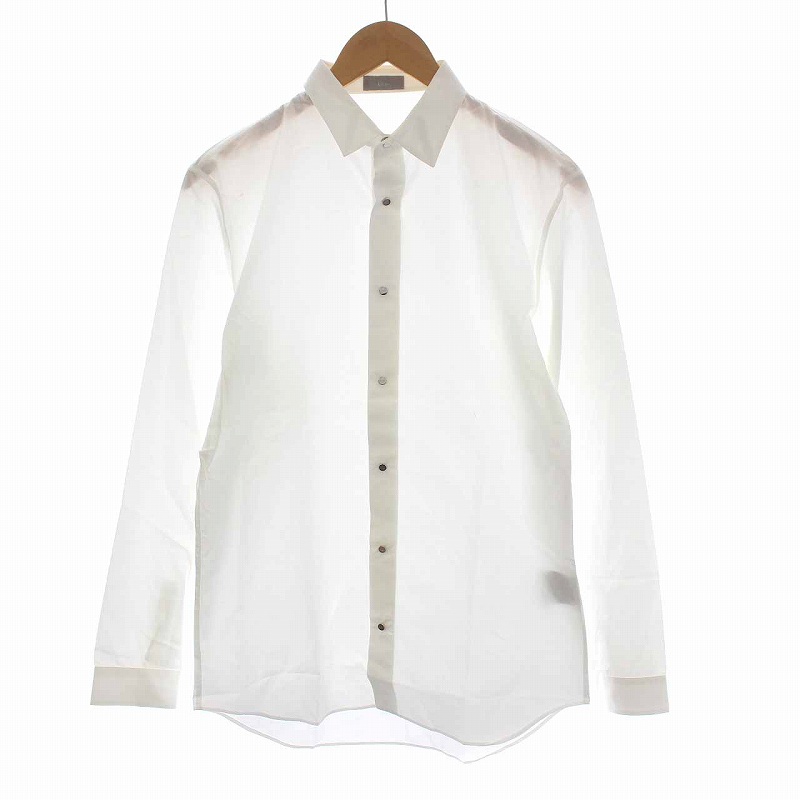ディオールオム Dior HOMME ワイシャツ ドレスシャツ Yシャツ 長袖 38  