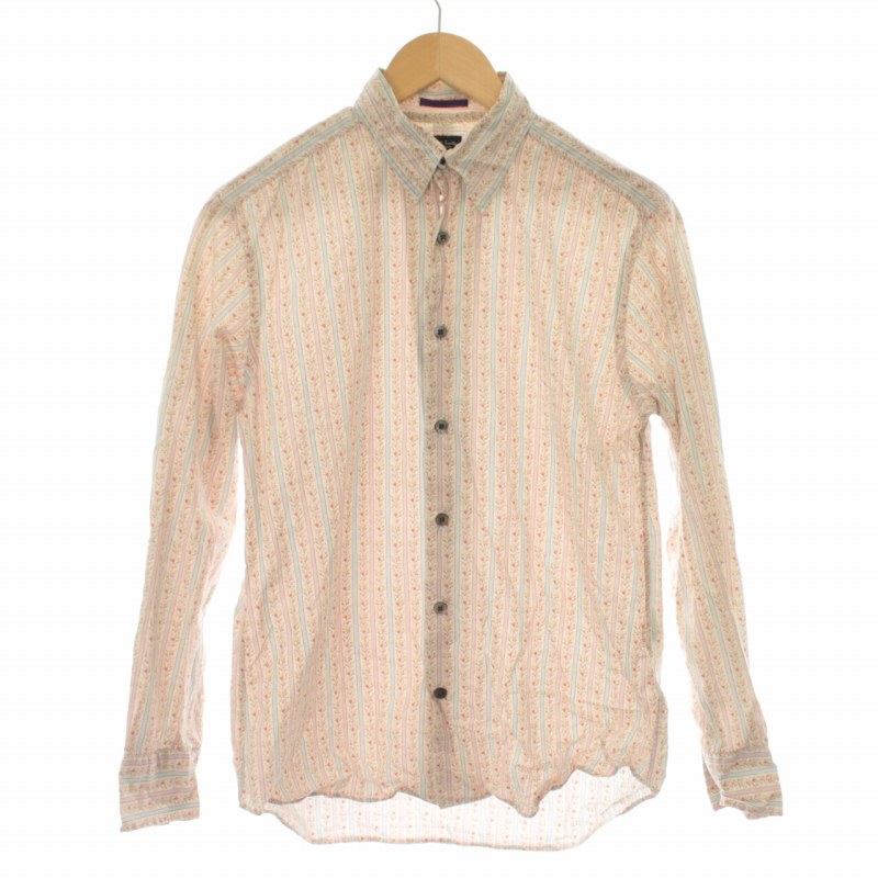 ポールスミス PAUL SMITH シャツ カジュアルシャツ 花柄 ストライプ 