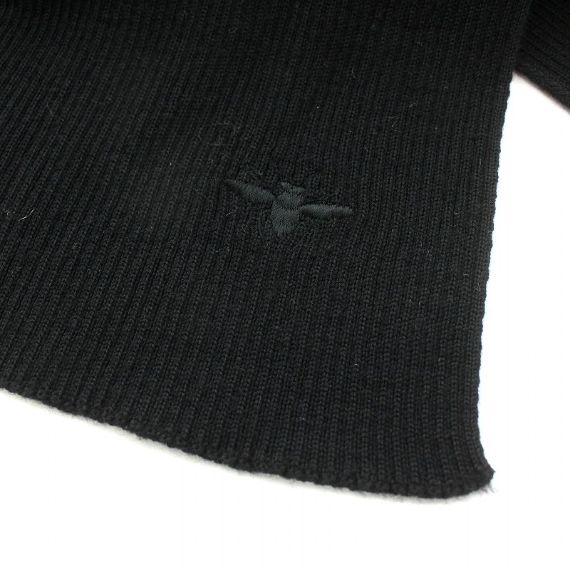Dior HOMME ストール（黒）Bee刺繍入り Dior HOMME ストール（黒）Bee刺繍入り