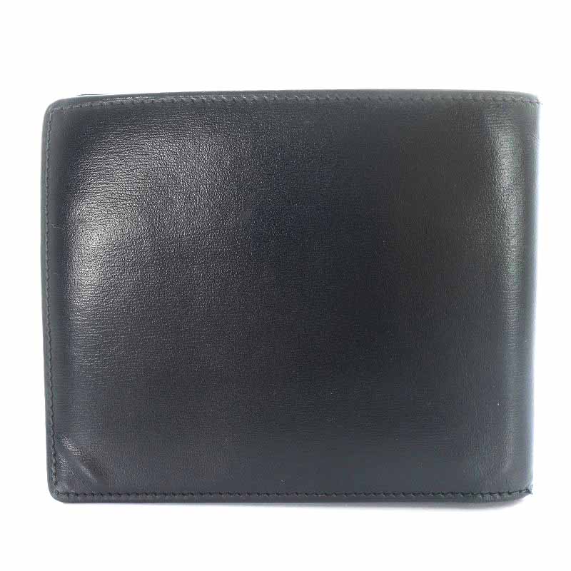 Cartier(カルティエ) 2つ折り財布 パシャ 黒 レザー カルティエ
