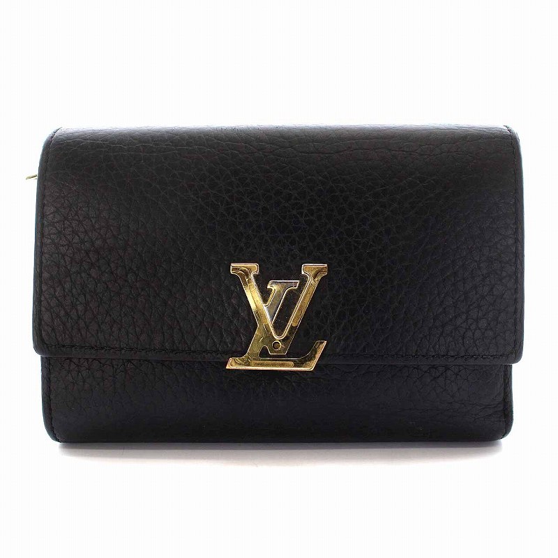ルイヴィトン LOUIS VUITTON ポルトフォイユ カプシーヌ コンパクト  