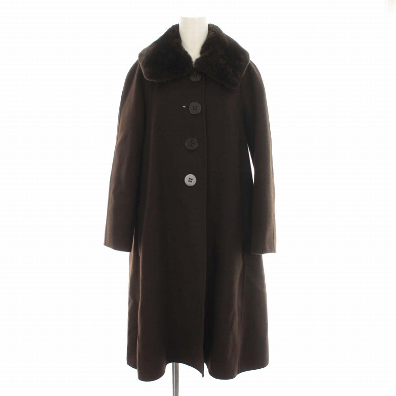 フォクシー ブティック FOXEY BOUTIQUE カシミヤ ウール ステンカラー 