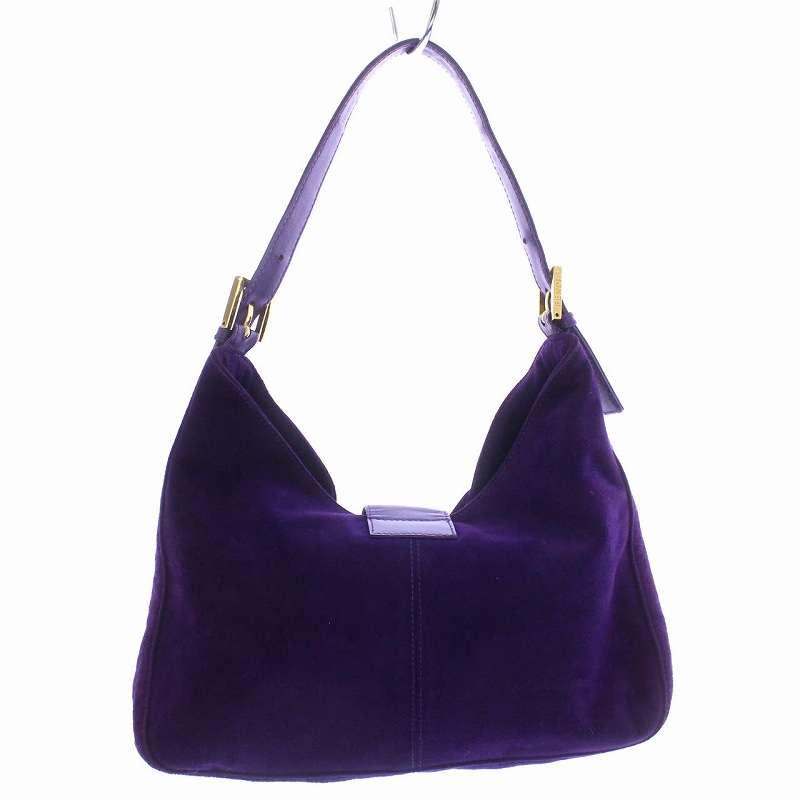 フェンディ FENDI マンマバケット ベロア ハンドバッグ ワンショルダー