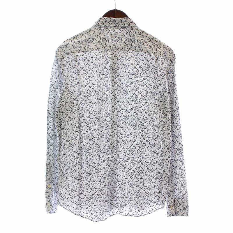 ポールスミス PAUL SMITH シャツ カジュアルシャツ 長袖 総柄 花柄 L  