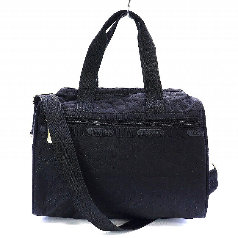 レスポートサック LesportSAC EVERYDAY SM SATCHELブラックデボス ミニ 