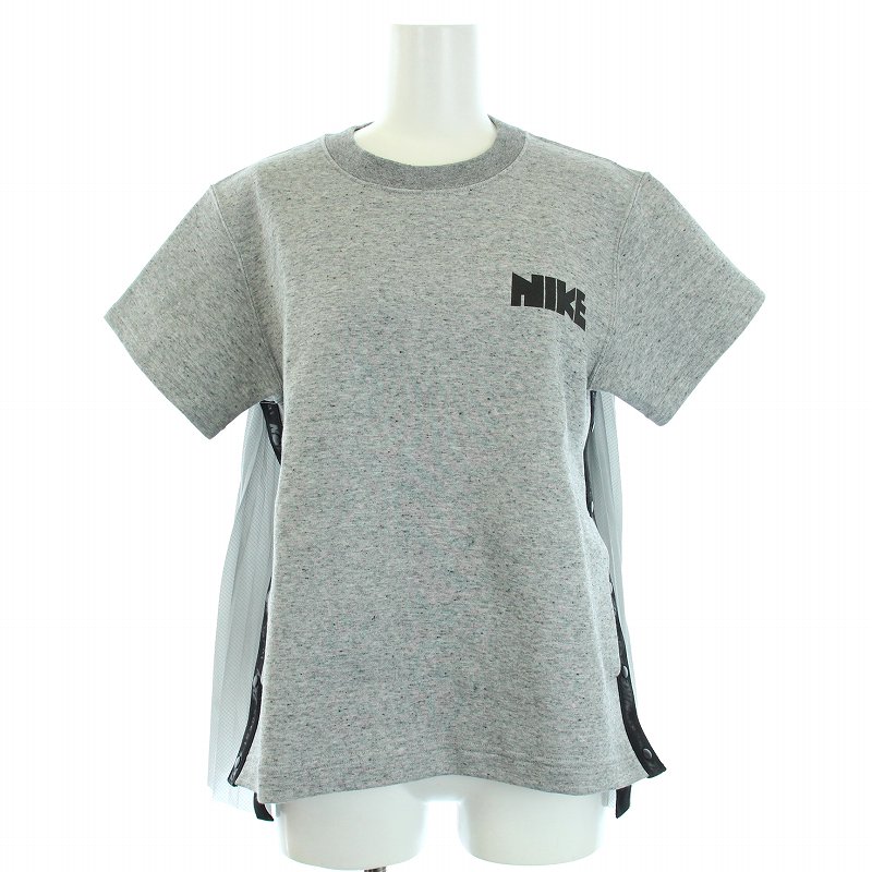 ナイキ NIKE サカイ pleated T-shirt バックプリーツTシャツ 