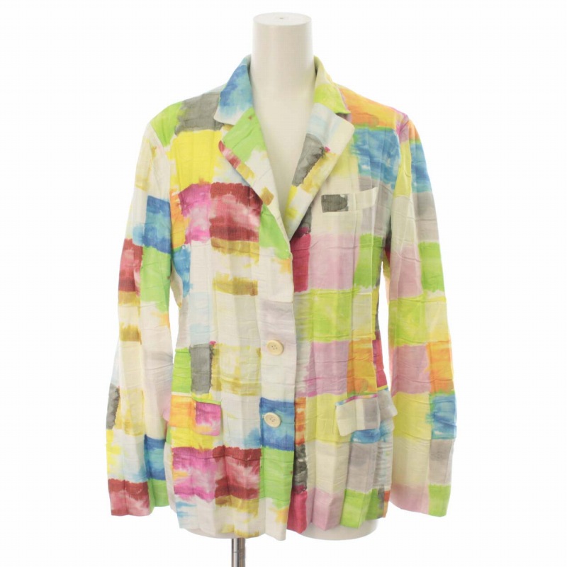 イッセイミヤケ ISSEY MIYAKE テーラードジャケット プリーツ加工  