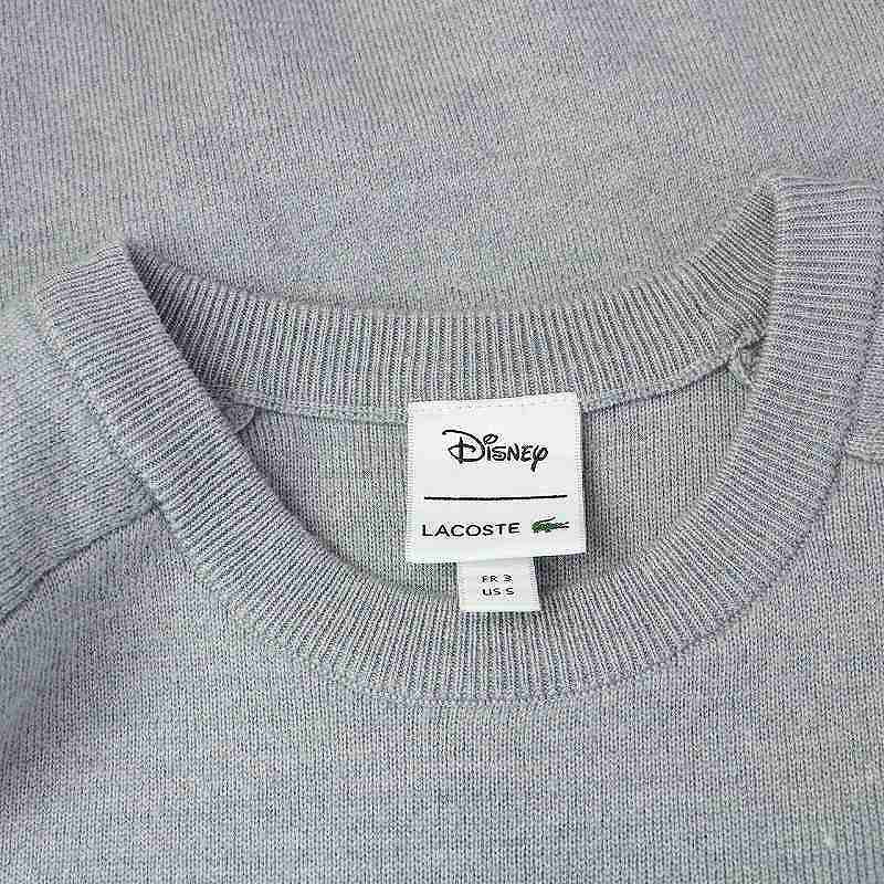 ラコステ LACOSTE × Disney ミッキー ニット セーター 長袖 クルー