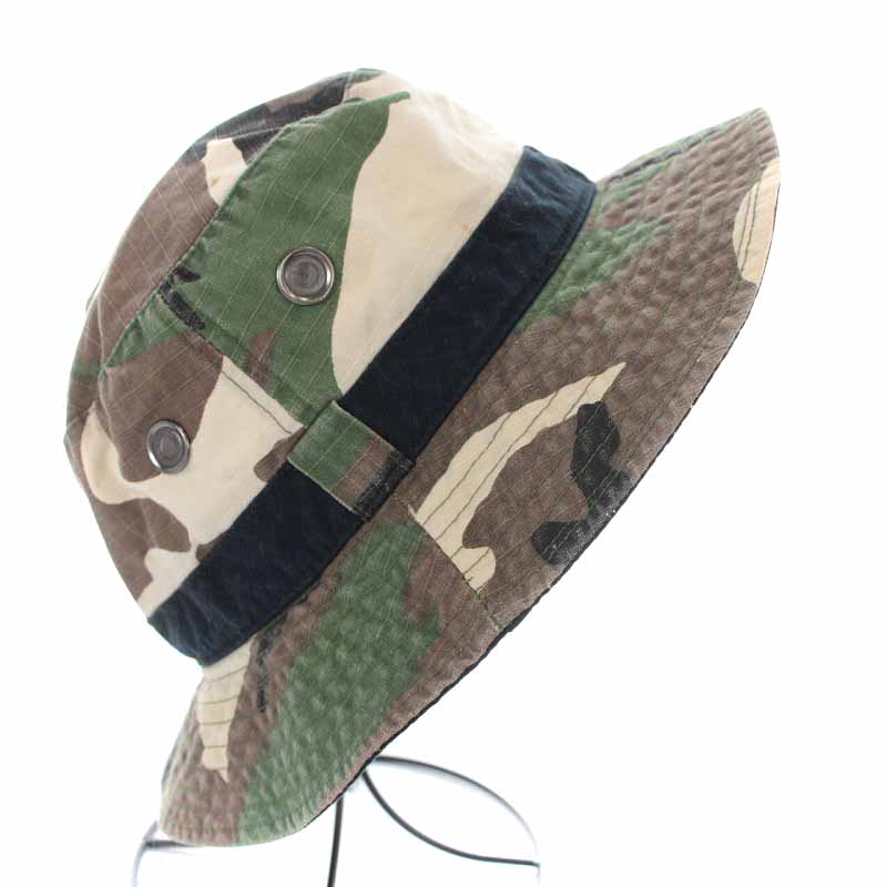 ステューシー STUSSY hats 帽子 バケットハット 迷彩 カモフラ L